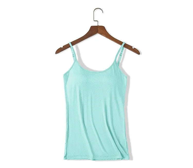 Padded Underwired Tank Top – Soft Support & Layering Fit
