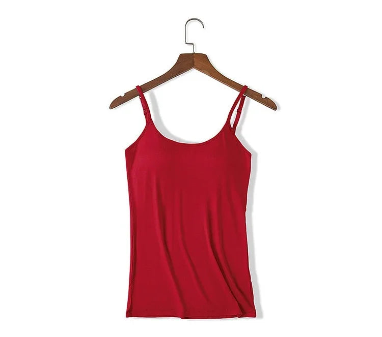 Padded Underwired Tank Top – Soft Support & Layering Fit