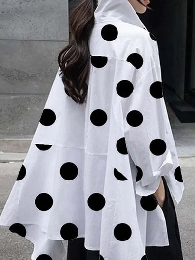 Polka Dot Long Sleeve Shirt