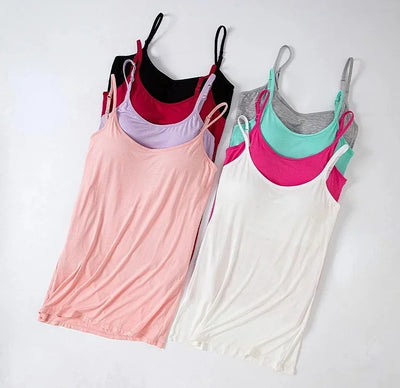 Padded Underwired Tank Top – Soft Support & Layering Fit