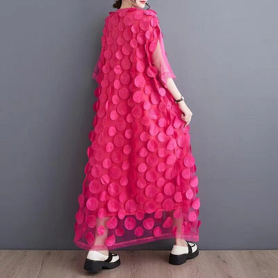Black Tulle Party Dress – Asymmetrical Hem & Half Sleeve